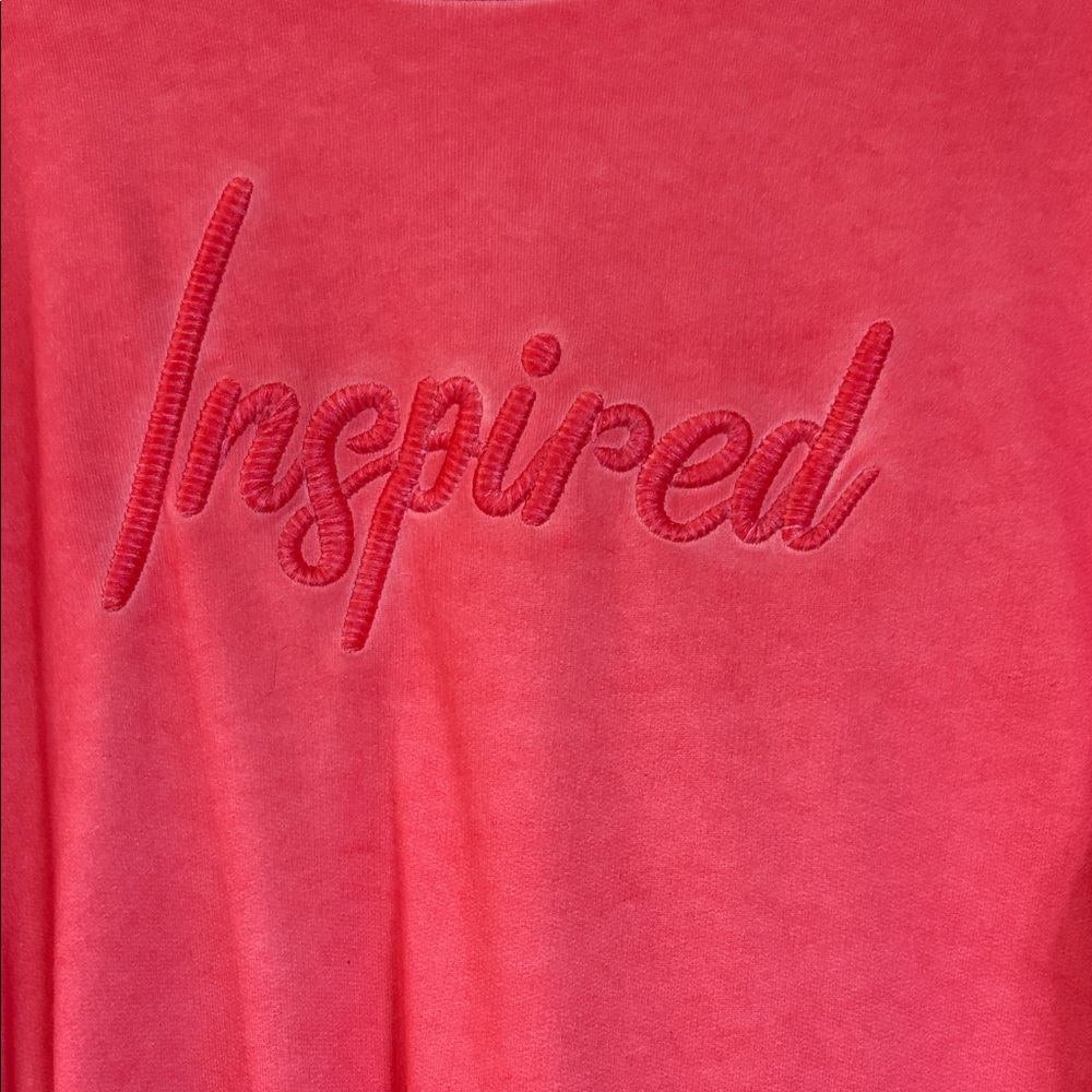 Lane Bryant Pink Sweatshirt - Picture 3 of 4